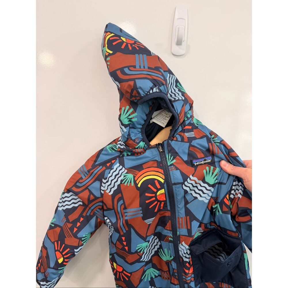 Patagonia Baby Snow Suit One Piece 18-24M Print - Picture 6 of 9